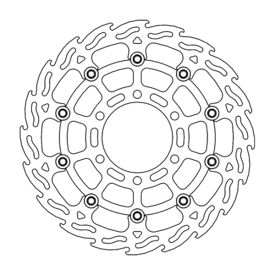 Flame Series Floating Rotor BRAKE DISC FLAME FRONT L