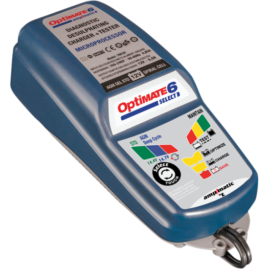 Optimate 6 Select Battery Charger/Power Supply OPTIMATE 6 AMPMATIC 6A