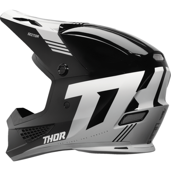 Sector 2 Carve Helmet HLMT SCTR 2 CARV BK/WH SM