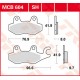 All Round Ceramic Brake Pads BRAKE PAD TRW MCB604