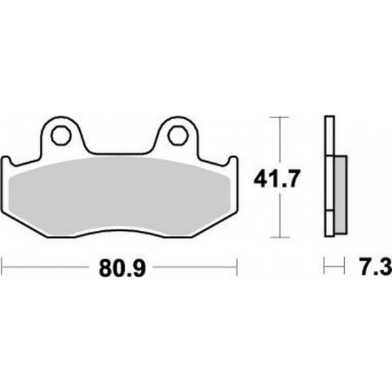 Nitro Bremsbeläge BRAKE PAD NITRO