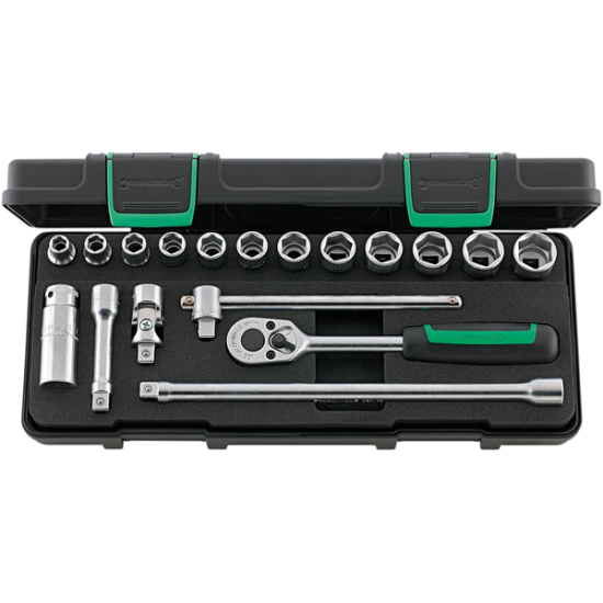 Socket SOCKET SET 3/8" METRIC 18PCS