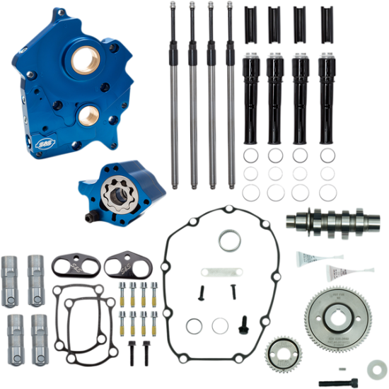 Nockenwellengehäuse-Satz für M-Eight Motor CAM 475G W/PLT OC/BLK M8