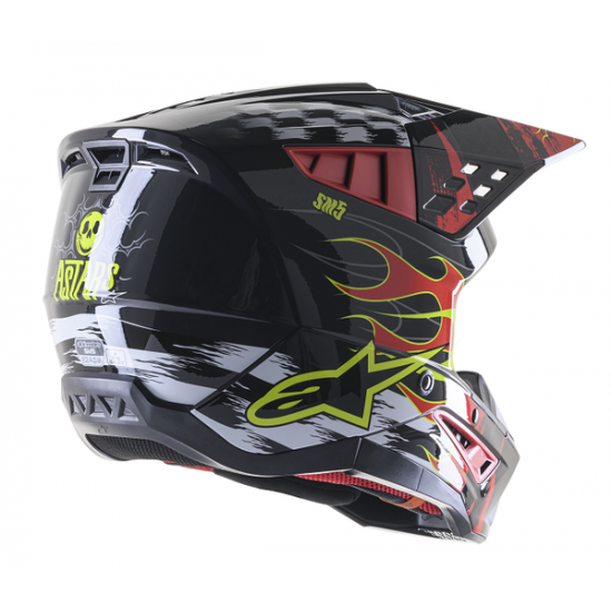 Supertech M5 Rash Helmet HELMET SM5 RASH RED/G L