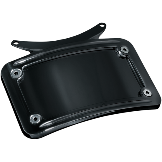 Curved License Plate Frame FRAME LP CURVED BLK