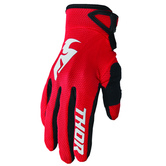 Youth Sector Gloves GLOVE YTH SECTOR RD/WH MD