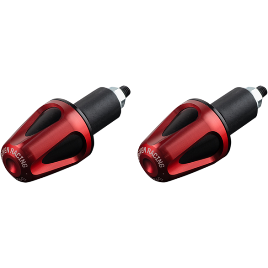 D-Axis Lenkerende BAR END WEIGHT RED/BLK