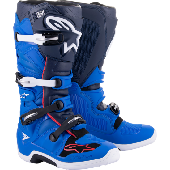 Tech 7 Boots BOOT TECH7 BLUE/RED/NAVY 10