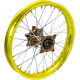 Elite MX-EN Rad, silberne Speichen WHEEL ELITE 19X2.15 YW/DB