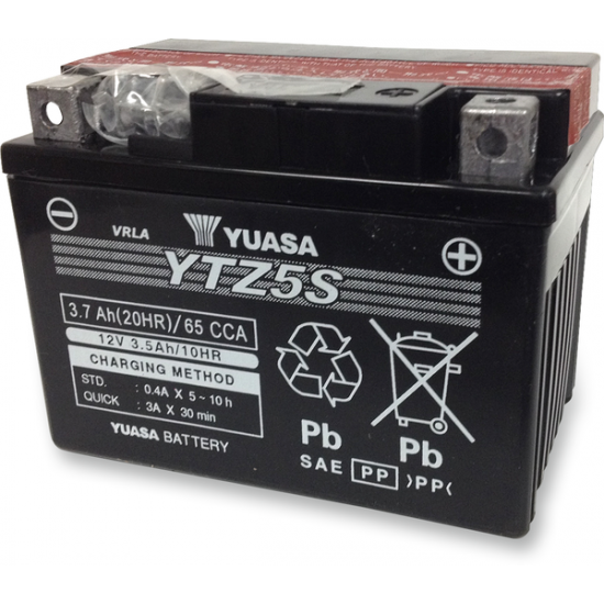 Wartungsfreie AGM-Hochleistungsbatterie BATTERY YTZ5S-BS