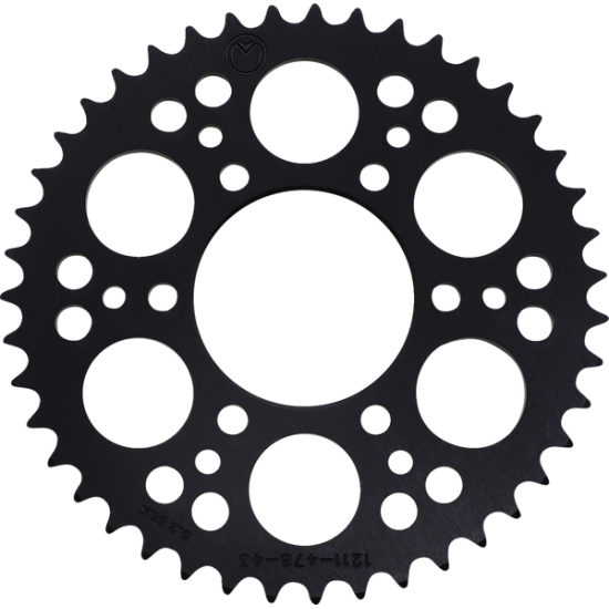 Aluminium-Kettenrad SPROCKET ALU MSE KAW 43T BLK Aluminium-Kettenrad SPROCKET ALU MSE KAW 43T BLK