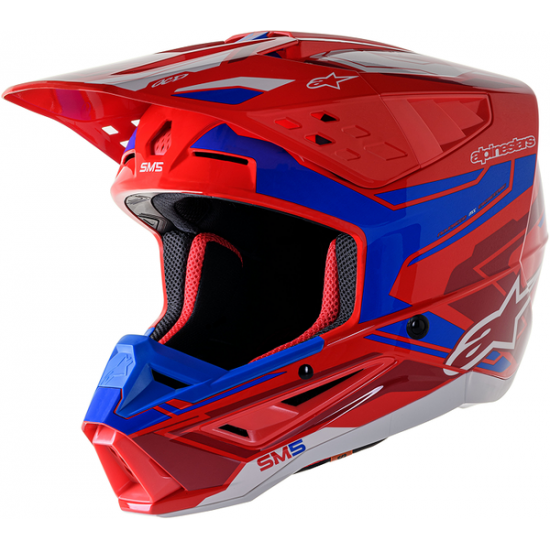 Supertech M5 Action 2 Helmet HELMET SM5 ACT2 RED/BL L