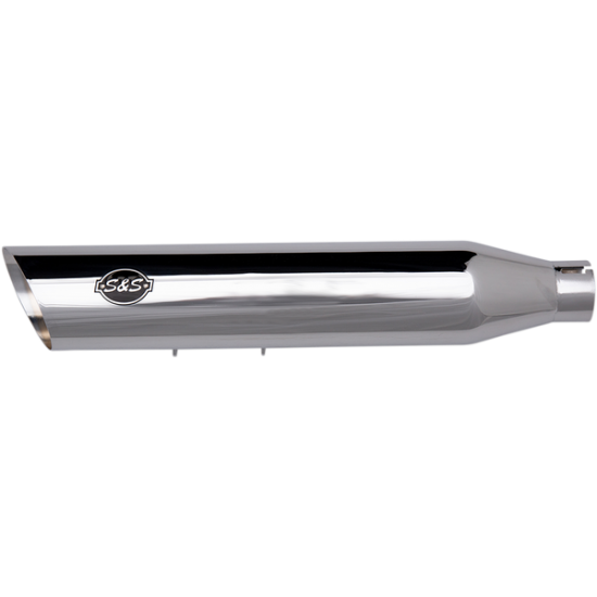 Slash Cut EC Slip-On Mufflers SO EC FX/FL M8 S.CUT BK