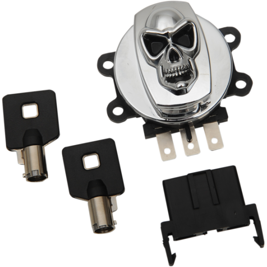 Totenkopf-Zündschalter SWITCH IGN CHR SKL 93-13