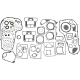 Kompletter Extreme Sealing Technology Dichtungssatz GASKET COMPL FLT.FXR 5SPD