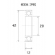 B3 Lager BEARING B3 20X42X12MM