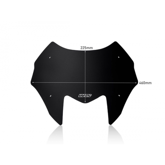 Windscreen for Scooter WSCRN SPORT YAM TMAX560 MBLK