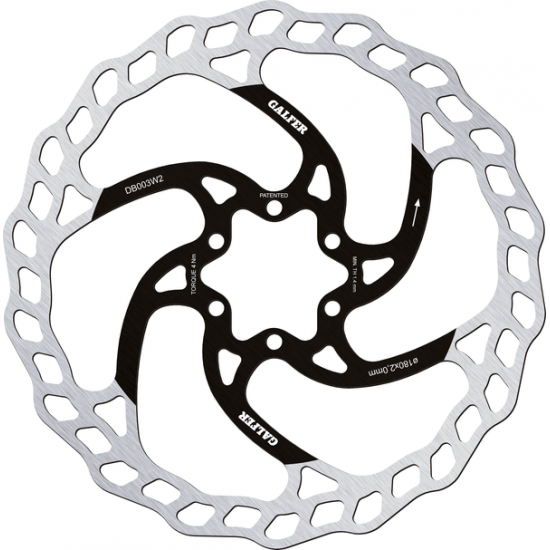 AVID JUICY 5, Wave Brake Rotor DISC WAVE 180X2.0MM