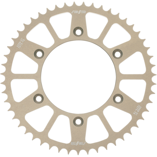 Aluminum Rear Sprocket REAR SPROCKET 520 51T ERGAL BK