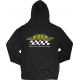 Pit Bike T-Shirt ZIP HOODY RACER BLK SM