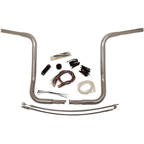 Kit mit 1-1/4" EZ Install Lenker mit runden oberen Biegungen HANDLEBAR 16 CH RT8-13FL