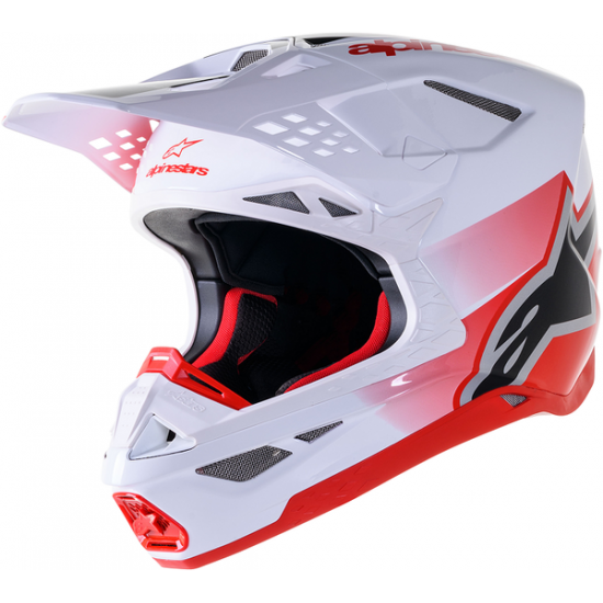 Supertech M10 Unite Helmet HELMET SM10 UNIT RD/WT L