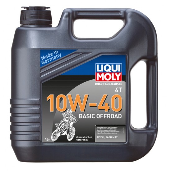 4T 10W-40 Basic Offroad Engine Oil 4T 10W-40 BASIC OFFRD 4L