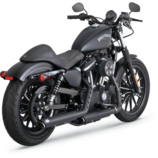 3" Round Twin Slash Slip-On Mufflers MUFFLERS BL TS 3" 14-19XL 3" Round Twin Slash Slip-On Mufflers MUFFLERS BL TS 3" 14-19XL