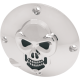 Chrome 3-D Skull Derby Cover DERBY CVR SKULL 94-03 XL