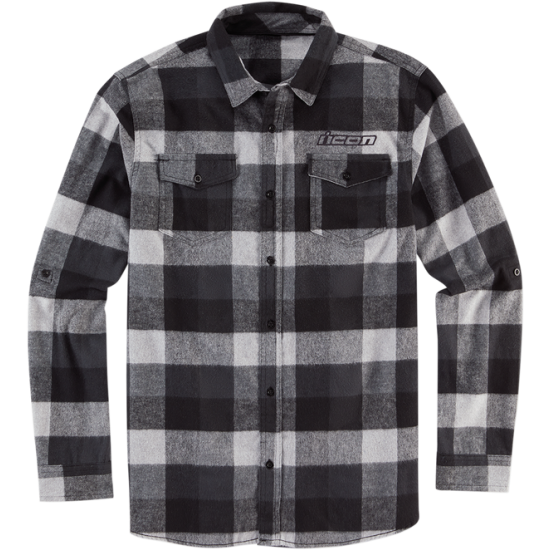 Flannel Feller Shirt FLANNEL FELLER BK/GY MD