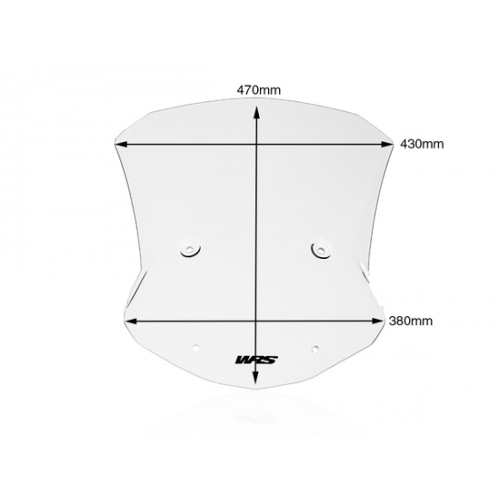 Verkleidungsscheibe WINDSCREEN CAPO S1000XR CLEAR