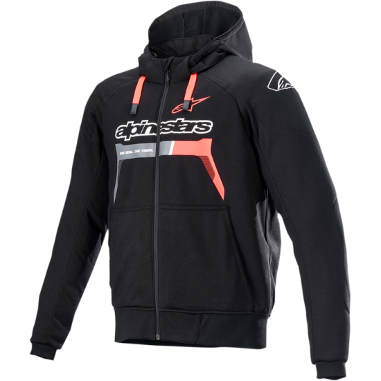 Chrome Sport Jacke JACKET HOOD CHROME BK/RD S