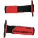 801 doppelschichtige Hybrid-Cross-Griffe GRIPS801 BLACK/RED