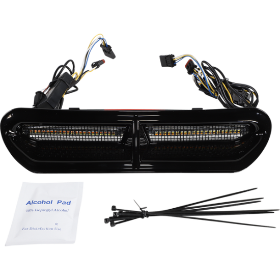 Genesis® 4 All-In-One Dynamic LED-Belüftungseinsatz für Batwing-Verkleidung INSERT LEDVENT AM/WHT BLK