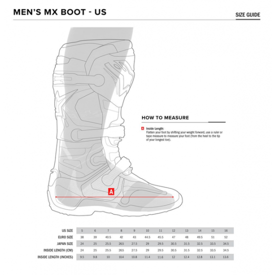 Tech 5 Stiefel BOOT TECH5 BK/GY/WT 8