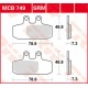 Sv Sintermetall-Bremsbeläge BRAKE PAD TRW MCB749