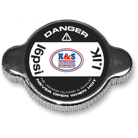 Grip-Style Radiator Cap RADIATR CAP STD CHR 16PSI