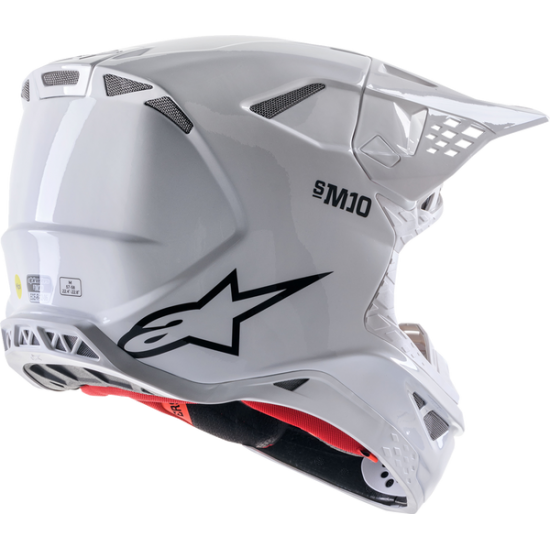 Supertech M10 Solid Helmet HELMET SM10 SOLID WHT 2X