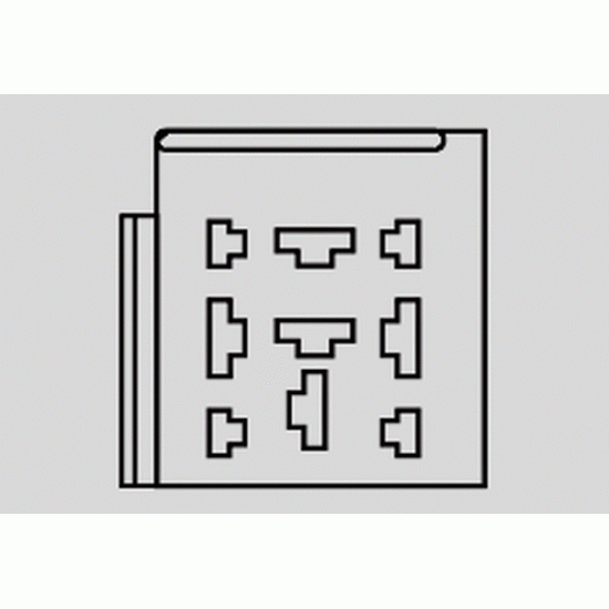 Relaisfassung SOCKET FOR 6,3MM PIN RELAYS