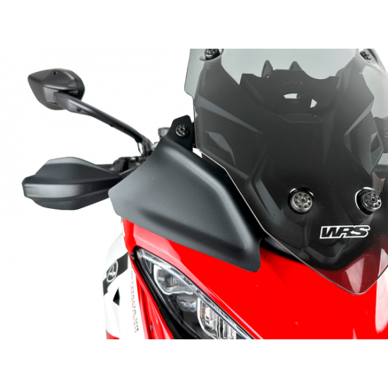 Paar seitliche Windabweiser DFLCTRS MULTISTRADA V4 MATTBLK