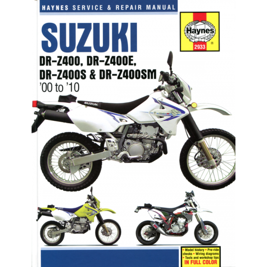 Service Handbuch SUZUKI DR-Z400 00-10