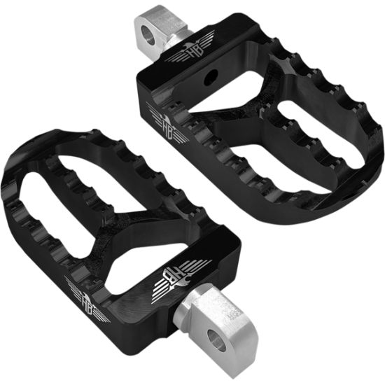 Foot Pegs for Harley FOOTPEGS MX V2 M8 SOFTAIL BLACK
