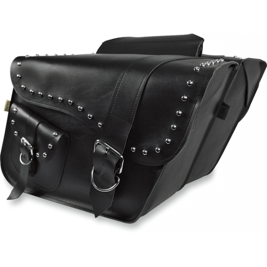 Superschräg geschnittene Ranger-Satteltaschen mit Nieten SADDLEBAG RANGER LG STUD Superschräg geschnittene Ranger-Satteltaschen mit Nieten SADDLEBAG RANGER LG STUD