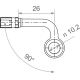 Banjo Varioflex Fitting BANJO M10 50S BK