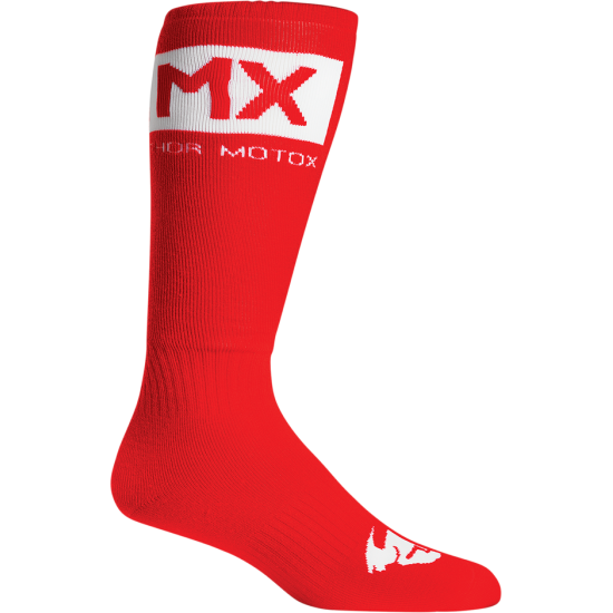 Youth MX Solid Socks SOCK YTH MXSOLID R/W 1-6