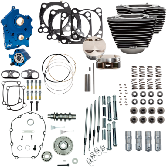 124" Power Package Engine Performance Kit POWER PK WC GD FIN-HL M8