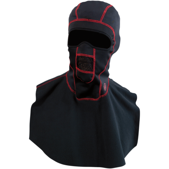 Windshield® Balaclava mit Schulterteil BALACLVA DICKIE BK/RD S/M