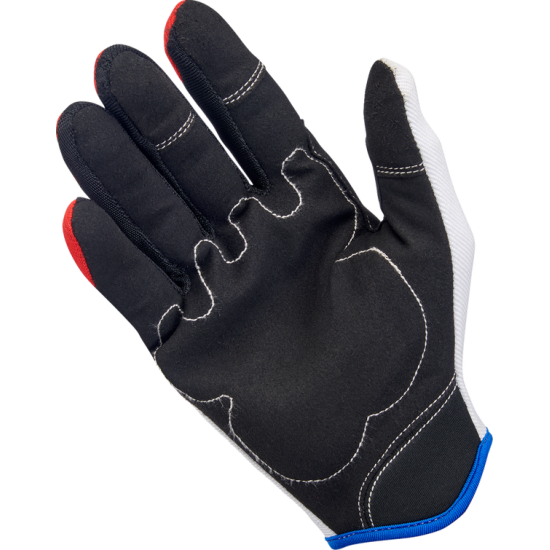 Moto Gloves GLOVES MOTO RD/WH/BL MD
