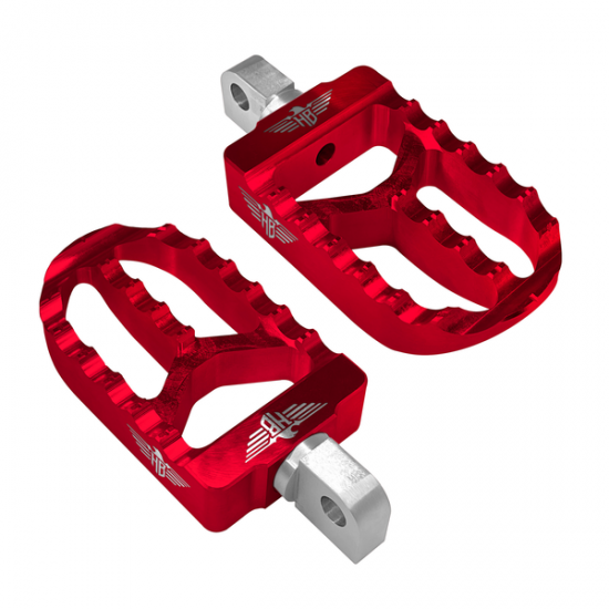 Foot Pegs for Harley FOOTPEGS MX V2 SOFTAIL XL RED