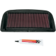 OE Replacement High-Flow Air Filter AIR FIL YAM YZF-R1